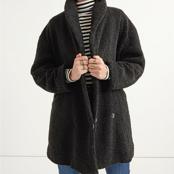 Lucky Brand Jackets & Blazers - Lucky Brand Teddy dress coat sz L